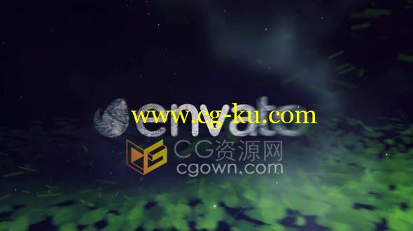 Particles Logo Reveal粒子标志旋转飞溅动画制作视频片头-AE模板的图片1