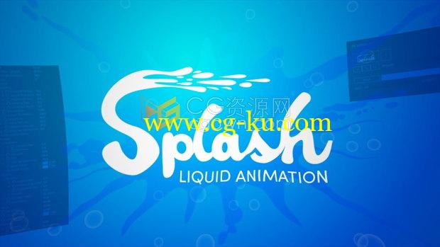 Splash v1.01 AE脚本二维卡通液体流体飞溅MG图形动画工具的图片1