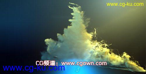 AE模板 videohive tornando logo reveal龙卷风水墨LOGO效果的图片1