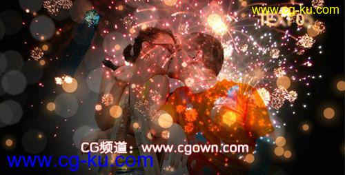 AE模板 Videohive Romantic Fireworks 浪漫烟花的图片1