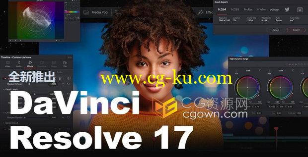 DaVinci Resolve Studio 17.0b1达芬奇17调色软件中文版本的图片1