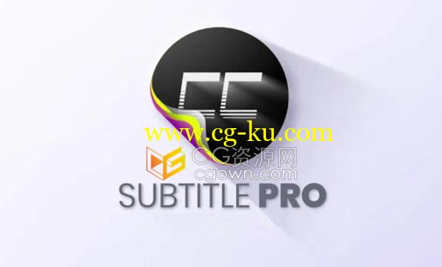 Subtitle Pro v2.8.0脚本AE/PR软件创建导入导出专业视频字幕编辑工具的图片1