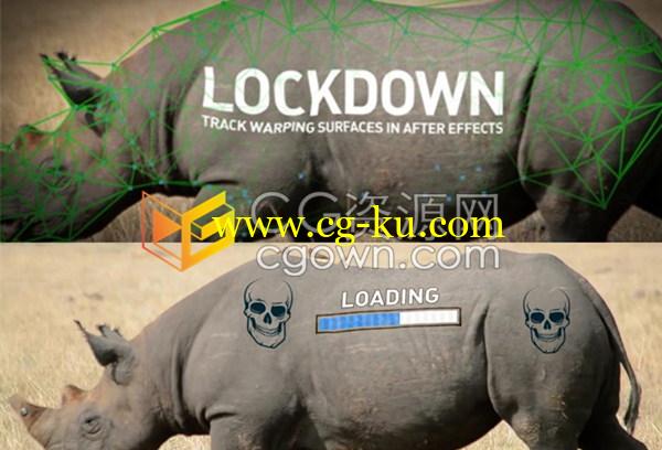 Lockdown v1.6.1 Win/Mac AE插件运动物体表面跟踪特效合成工具的图片1