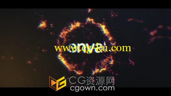 快速火焰特效动画LOGO介绍视频片头制作工程-AE模板的图片1