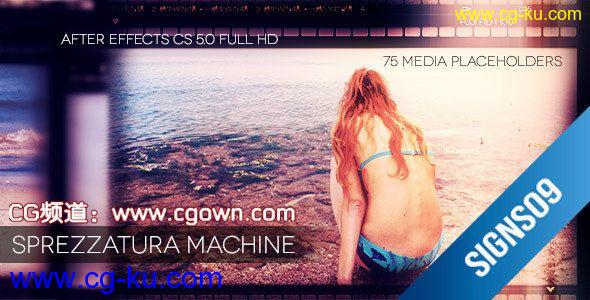 videohive Sprezzatura Machine Photo Gallery Pack AE模板的图片1