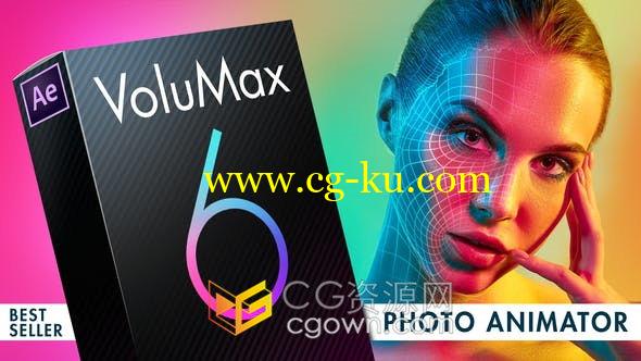 VoluMax – 3D Photo Animator V6 照片转成3D动画视觉效果工程-AE模板下载的图片1