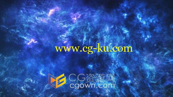 抽象外太空能源闪耀星系宇宙星云美丽华丽背景视频素材下载的图片1