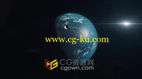 太空探索航天器天体物理学天文学动态星球视频素材效果的图片1