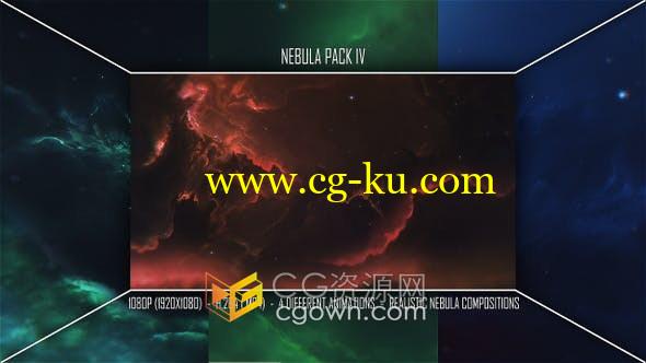 4组宇宙星云动态背景视频素材Nebula Pack的图片1