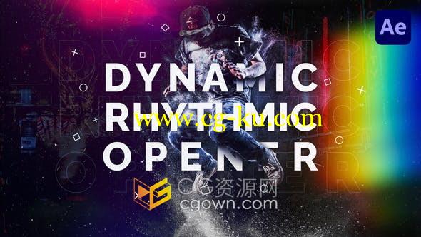 Dynamic Rhythmic动态节奏开场短片充满魅力奢华视频动画-AE模板的图片1