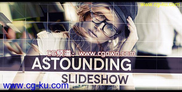 AE模板 videohive The Astounding Show 动感方块相片包装的图片1