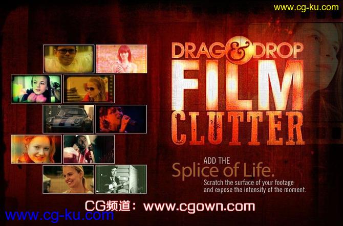 50组复古电影胶片风格高清素材Drag & Drop – Film Clutter的图片2