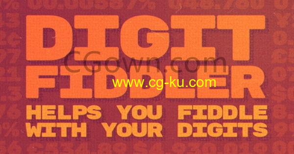 Digit Fiddler v1.3.4 AE插件时间百分比数字滚动动画效果制作的图片1