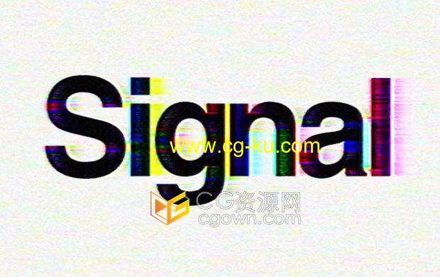 Signal v1.1 AE插件制作老电视雪花噪点故障毛刺干扰特效视频的图片1