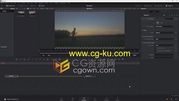 Sky Replacement DaVinci Resolve Fusion达芬奇换天空特效视频教程的图片1