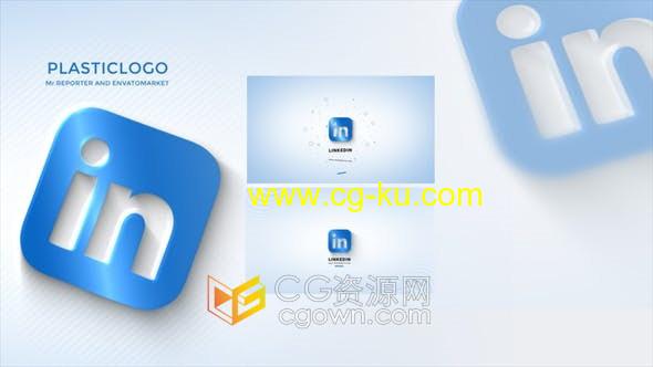 AE模板-3D LOGO翻转企业公司品牌标志动画片头的图片1