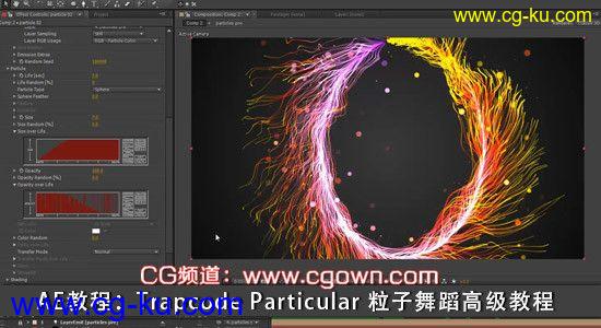 AE教程-Trapcode Particular 粒子舞蹈高级教程 Particle Dance的图片1