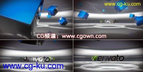 AE模板-立方体旋转logo展示模板Videohive-Hi-Tech Logo Teleporter的图片1