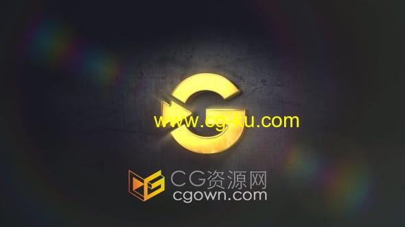 After Effects模板制作金色材质LOGO动画视频片头的图片1