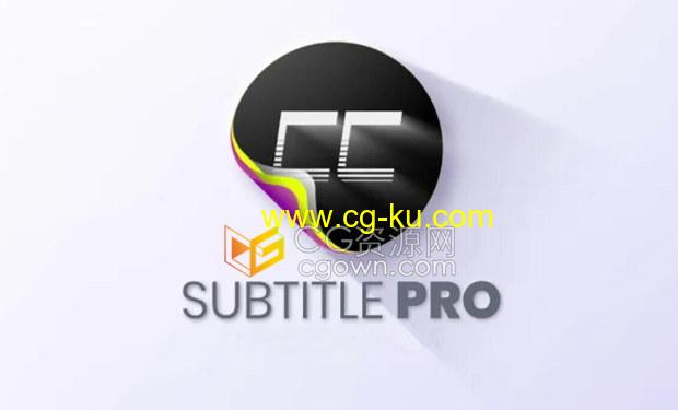 Subtitle Pro v2.9.6脚本AE/PR软件创建导入导出专业视频字幕编辑工具的图片1