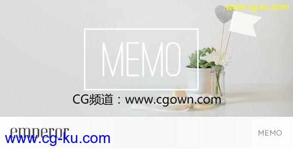 AE模板 Videohive Memo 结婚典礼的邀请视频的图片1