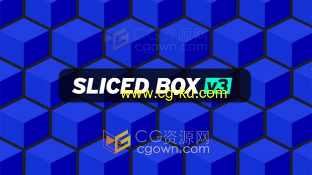 Sliced Box v3.20 AE脚本生成三维方块盒子动画的图片1