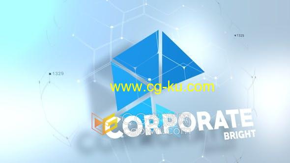 AE模板-干净明亮公司标志视频片头Corporate Business Logo的图片1