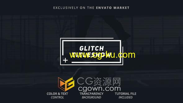 AE模板-Glitch Titles Logo 12种故障风格标题或标志动画的图片1