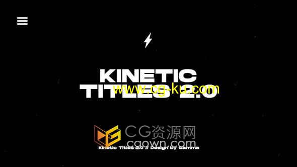 Resolve达芬奇模板-Kinetic Titles 2.0 13种动态文字标题视频字幕的图片1