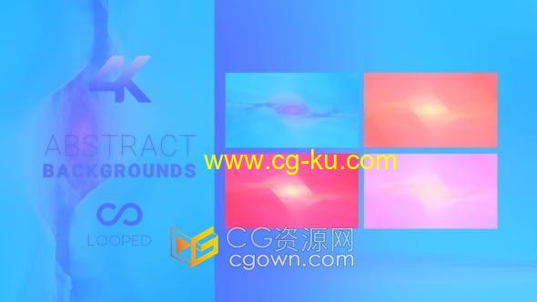 4K视频素材-抽象动画艺术背景明亮流动循环动画VJ视频素材的图片1