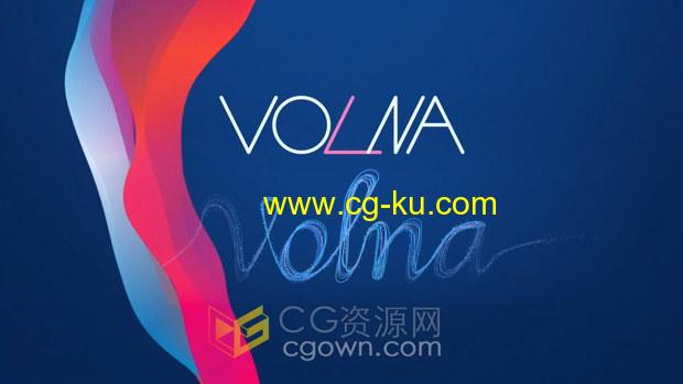 Volna v1.3.2 AE插件动态线条路径描边笔画绘制生长动画的图片1