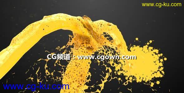 AE模板-颜料飞溅标志演绎Videohive Paint Splash Logo Reveal的图片1