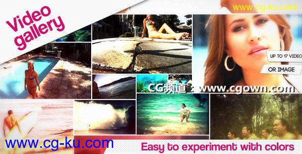 Videohive Video Gallery AE模板 视频库宣传的图片1