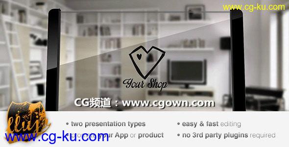 玻璃平板新生活展示Videohive Glass Tablet AE模板的图片1