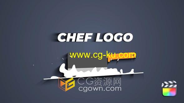 FCPX插件与Motion模板-卡通厨师刀图形动画LOGO视频片头的图片1