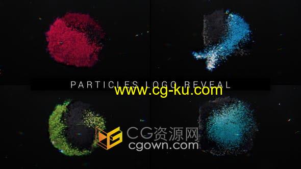 AE模板-Particular插件制作粒子特效汇聚LOGO动画视频效果的图片1