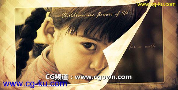 Videohive Childhood AE模板 童年相册包装视频的图片1