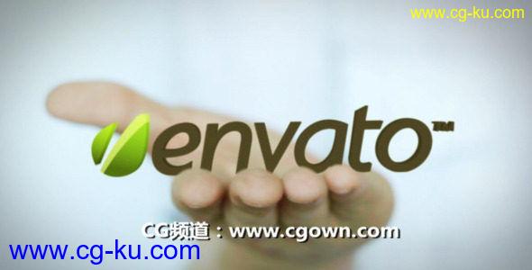 Videohive Clean Hand Opener AE模板 手中LOGO的图片1