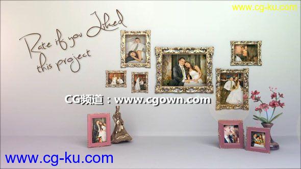 纯爱照相馆Videohive Pure Love Photo Gallery AE模的图片1