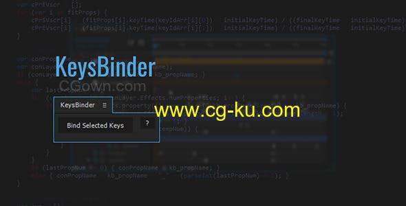 KeysBinder v1.05 AE脚本多图层关键帧组合组一组滑块控制工具的图片1