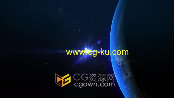 视频素材-4K地球昼夜更替一天时间流逝旋转运动循环背景的图片1