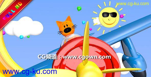 儿童娱乐场Videohive Kids Movie Opener AE模板的图片1