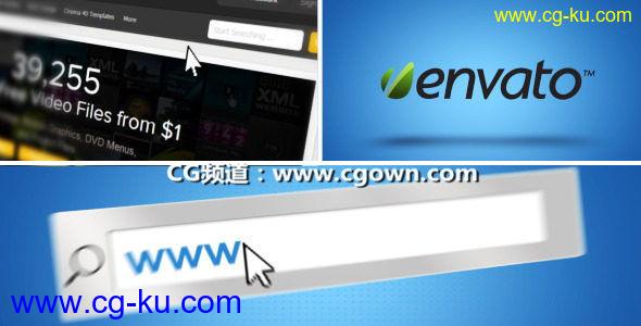 网站演示动画Videohive Website Demo Tutorial AE模板的图片1