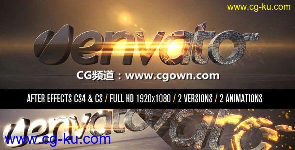 大气热力量标志演绎Videohive Heat Up Logo Reveal AE模板的图片1