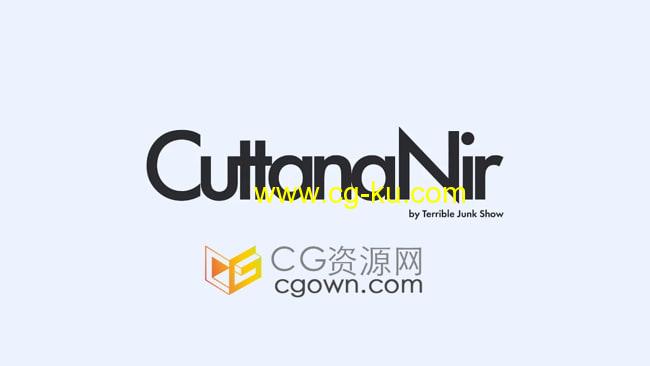 CuttanaNir v1.1 AE脚本文字分离切片生成手写动画的图片1