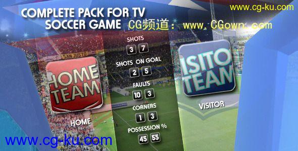 AE模板-体育栏目包装Videohive Sports Pack Tv – Soccer Game的图片1