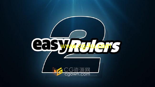 easyRulers2 v2.01 AE插件脚本制作HUD数据刻度标尺图形动画工具的图片1