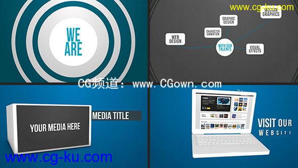 公司动态Videohive Portfolio&Company Motion Promo AE模板的图片1