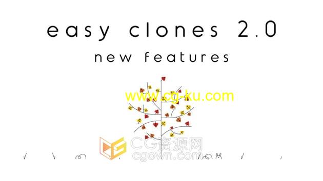 Easy Clones v1.1 AE脚本为2D图层克隆系统工具的图片1