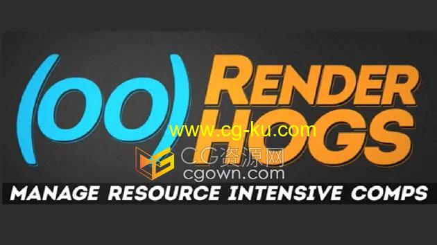 RenderHogs v1.11 AE脚本禁用不必要的图层和效果提高速度渲染时间的图片1